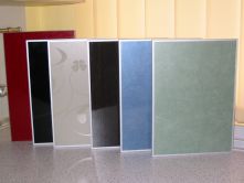 Пластиковые фасады в алюминиевом С-образном профиле